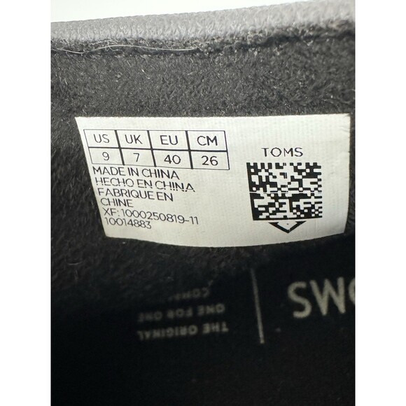 NEW Toms Kala Leather Snakeskin Print Lace Up Wedge Booties Womens 9 - Picture 11 of 12